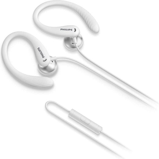 Philips TAA1105 sport oordopjes - in-ear met microfoon - Wit