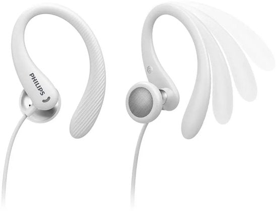 Philips TAA1105 sport oordopjes - in-ear met microfoon - Wit