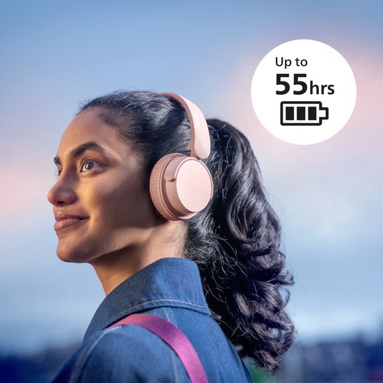Philips TAH4209PK/00 koptelefoon - 4000 series - draadloos bluetooth on-ear - Roze
