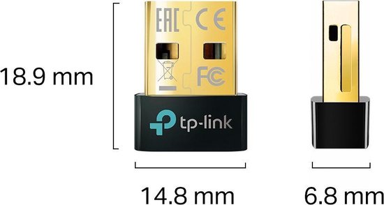TP-Link UB500 USB-adapter - Bluetooth 5.0 nano - Zwart