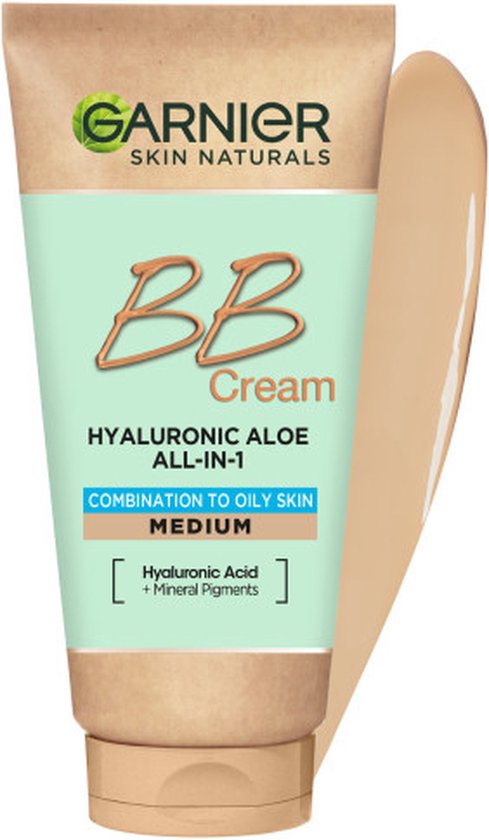 Hyaluronic Aloe BB cream - all-in-1 hydraterende - vette en gemengde huid - 50 ml - Sienna