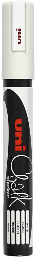 Uni-ball Chalk krijtstift - rond - Wit