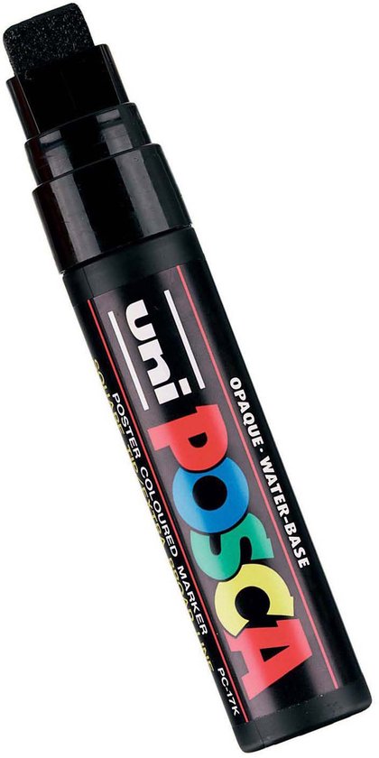 Uni Posca verfmarker - 17K - Zwart