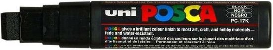 Uni Posca verfmarker - 17K - Zwart