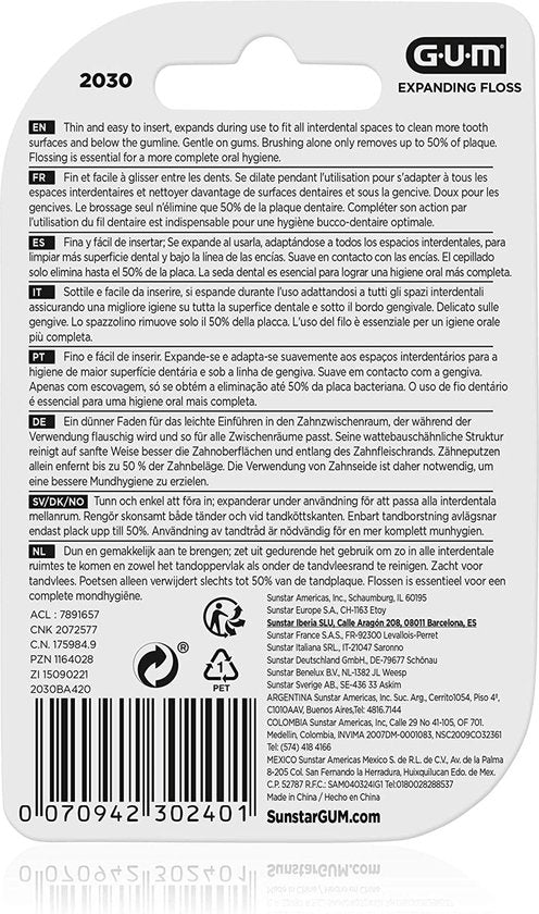 Gum Expanding Floss flosdraad - 30 m