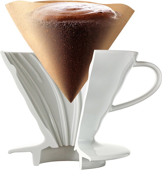 Hario V60 filterpapier - maat 01 - 40 stuks - Wit
