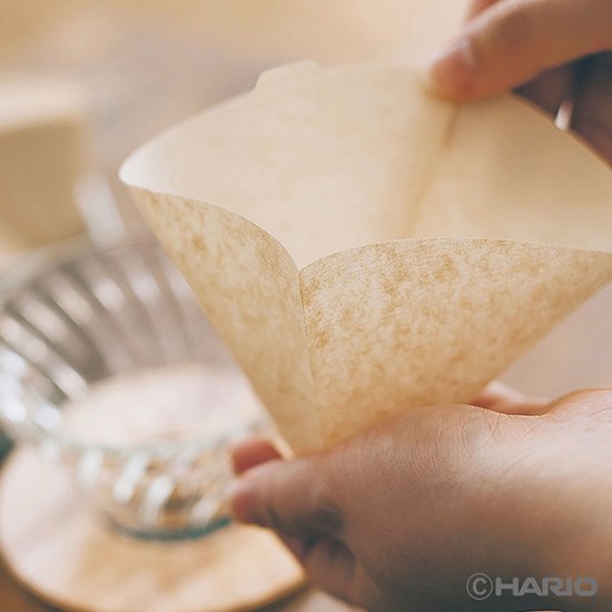 Hario V60 filterpapier - maat 01 - 40 stuks - Wit