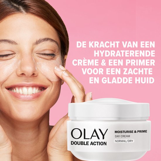 Olay Double Action dagcrème en primer - hydraterend - 50 ml