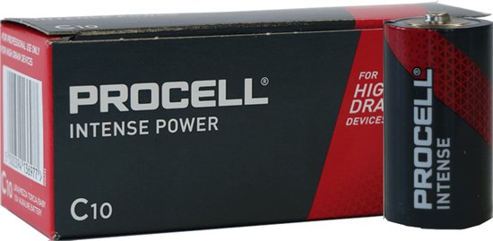 Procell Intense alkaline batterijen - C/LR14 - set van 10