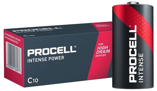 Procell Intense alkaline batterijen - C/LR14 - set van 10