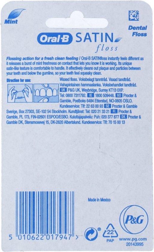 Oral-B Satin flosdraad - 25 meter