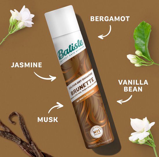 Batiste droogshampoo - Hint of Colour Medium Brunette - 200 ml