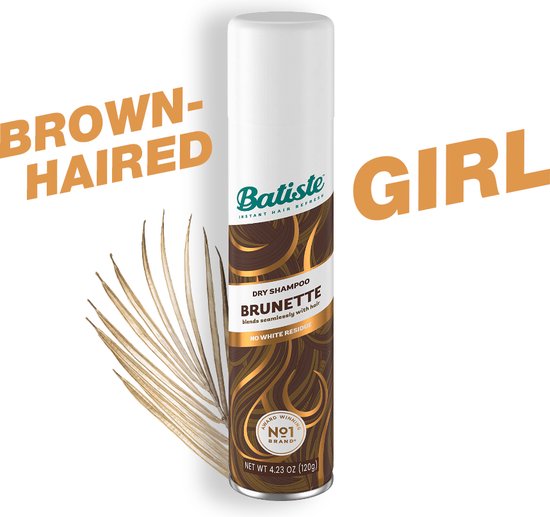 Batiste droogshampoo - Hint of Colour Medium Brunette - 200 ml