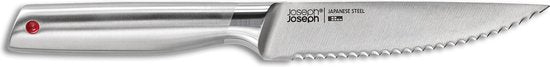 Joseph Joseph Elevate Steel messen set van 5 - bamboe ladehouder - RVS - Bruin