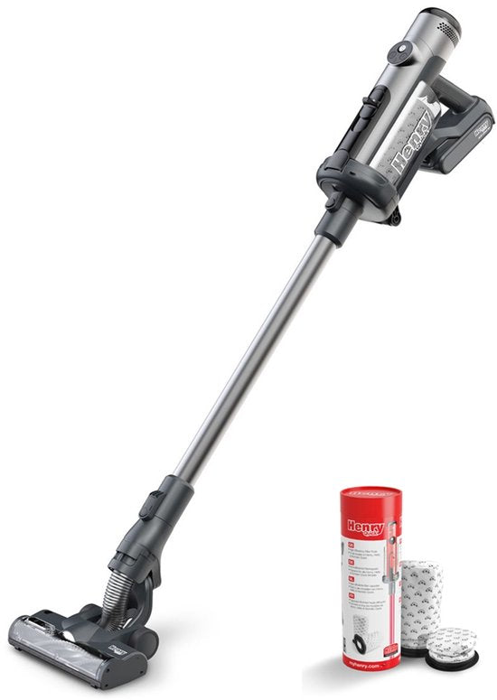 Numatic Henry Quick steelstofzuiger HEN100G - draadloos met zak - Grijs