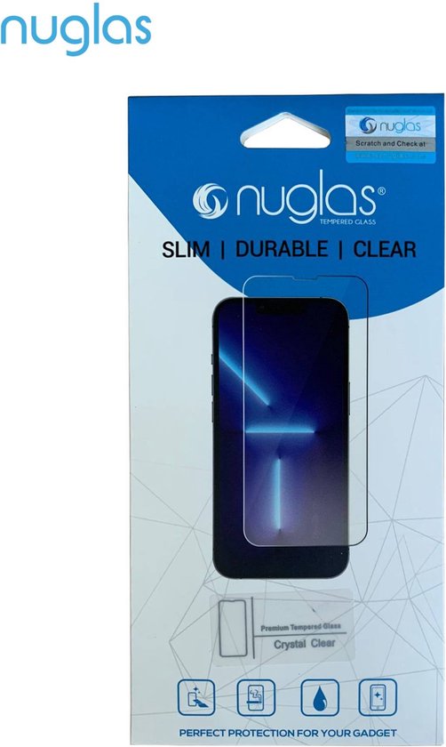 NuGlas screenprotector - 2,5D set van 10 - iPhone 14 Pro