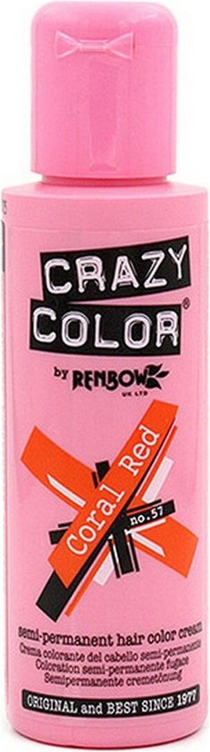 Crazy Color haarverf - Coral Red - 100 ml
