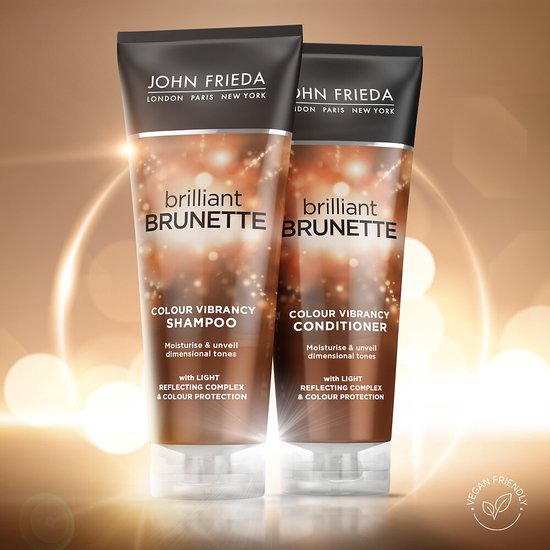 John Frieda Brilliant Brunette conditioner - voor droog haar - 250 ml