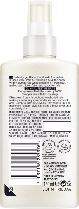 John Frieda PROfiller+ thickening spray - 150 ml