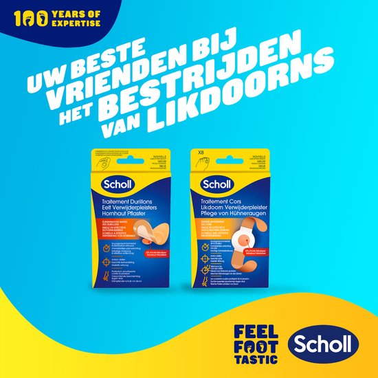 Scholl callus plasters - callus remover - 40% salicylic acid - 4 pack
