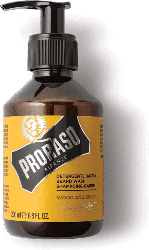 Proraso Wood and Spice baardshampoo - 200 ml