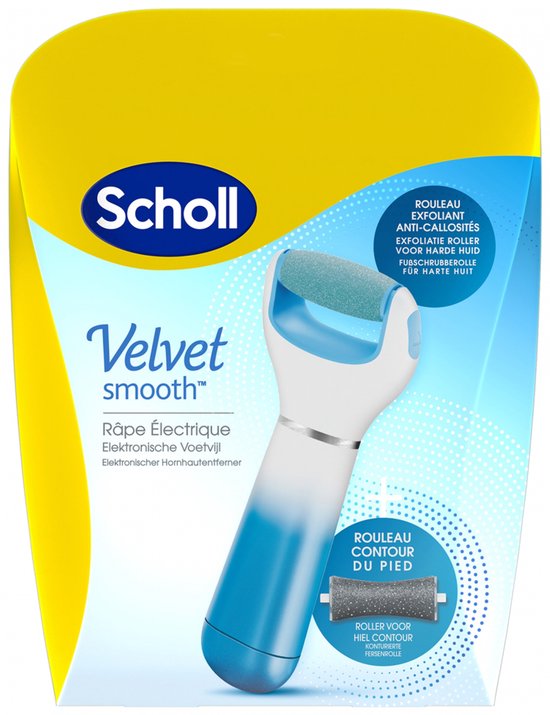 Scholl Velvet Smooth voetvijl - elektrisch en draadloos - eeltverwijderaar - exfoliatie en contour