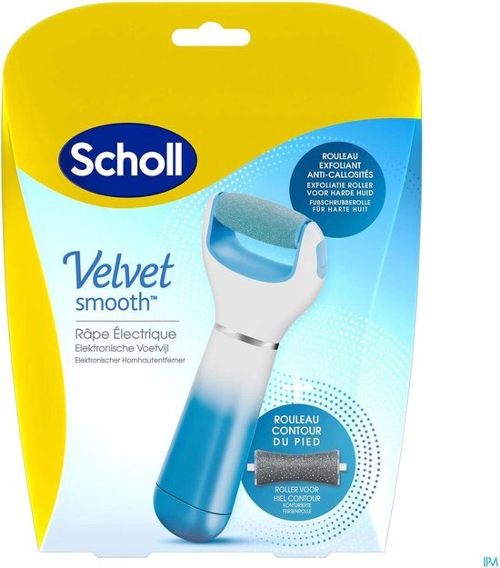 Scholl Velvet Smooth voetvijl - elektrisch en draadloos - eeltverwijderaar - exfoliatie en contour