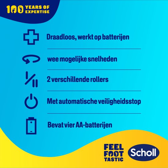 Scholl Velvet Smooth voetvijl - elektrisch en draadloos - eeltverwijderaar - exfoliatie en contour