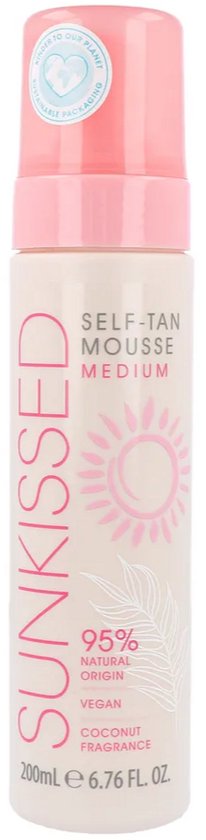 Sunkissed Self Tan Mousse zelfbruiner - medium - 200 ml