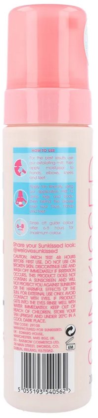 Sunkissed Self Tan Mousse zelfbruiner - medium - 200 ml