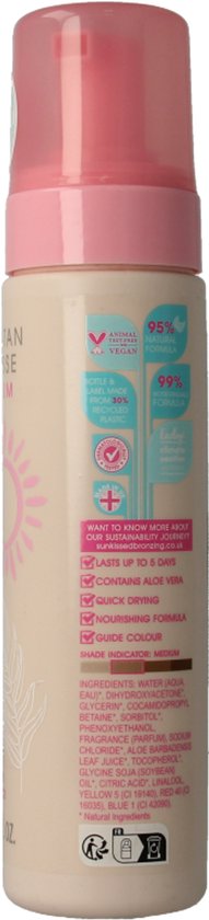 Sunkissed Self Tan Mousse zelfbruiner - medium - 200 ml