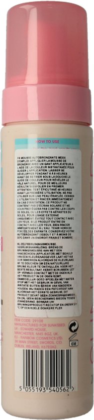 Sunkissed Self Tan Mousse zelfbruiner - medium - 200 ml