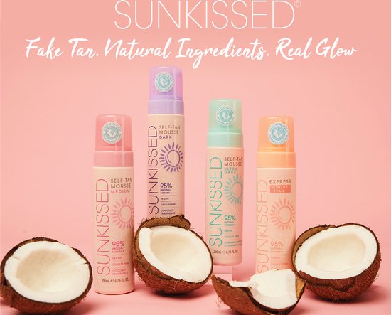 Sunkissed Self Tan Mousse zelfbruiner - medium - 200 ml