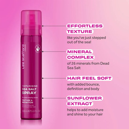 Lee Stafford Beach Babe zeezoutspray - sea salt spray - 150 ml