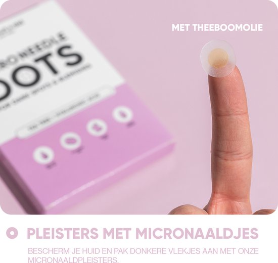 Breakout+aid microneedle patches - voor het gezicht - tegen pigmentvlekken en onzuiverheden - 9 stuks