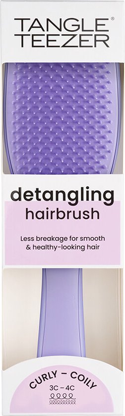 Tangle Teezer Ultimate Detangler haarborstel - Naturally Curly - Purple Passion