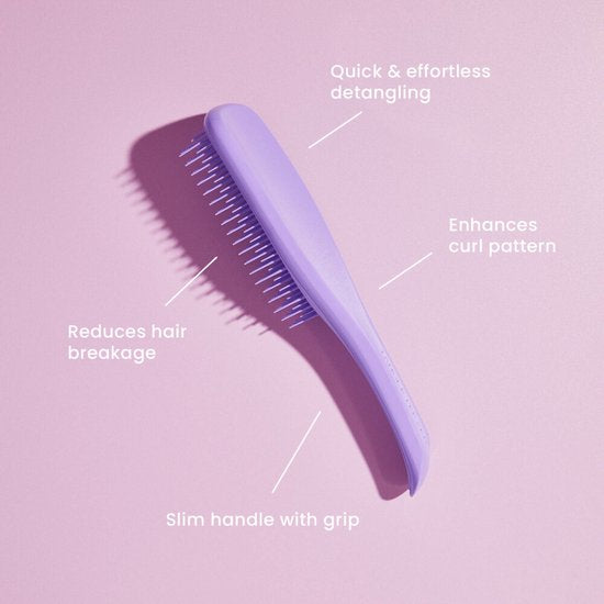 Tangle Teezer Ultimate Detangler haarborstel - Naturally Curly - Purple Passion