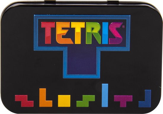 Tetris retro gaming handheld - metalen box