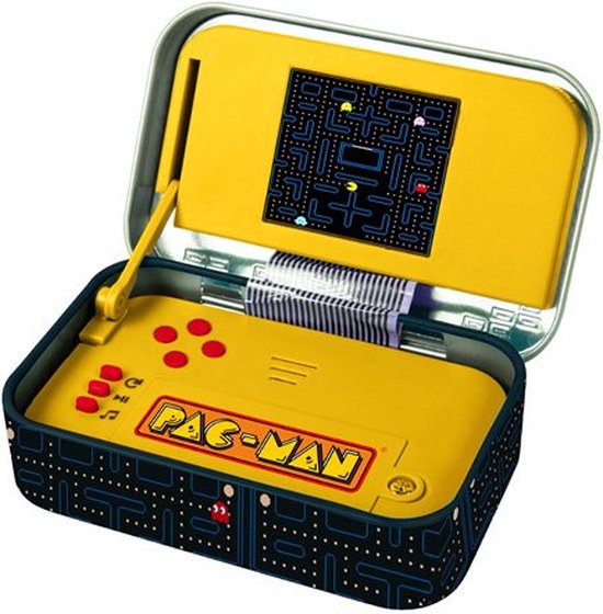 Pac-Man retro gaming handheld - in metalen box