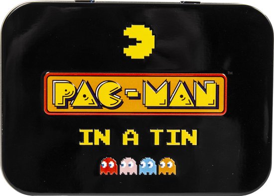 Pac-Man retro gaming handheld - in metalen box