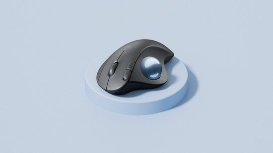 Logitech Ergo M575 for Business muis - draadloos bluetooth trackball rechtshandig - Graphite