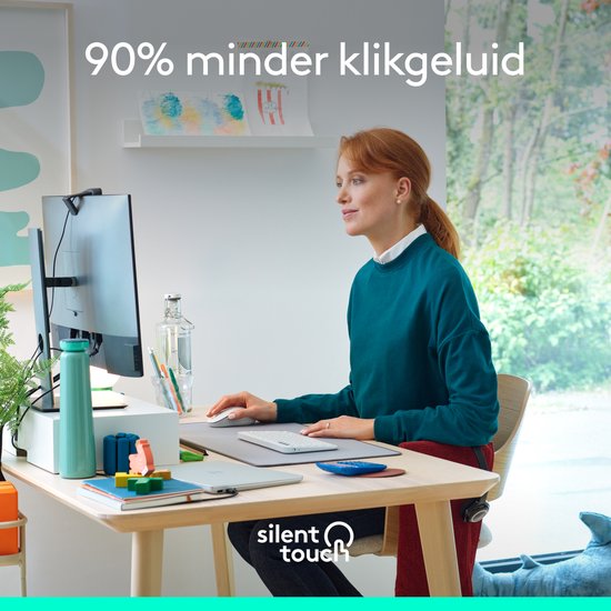Logitech Signature M650 muis - draadloos - Off White