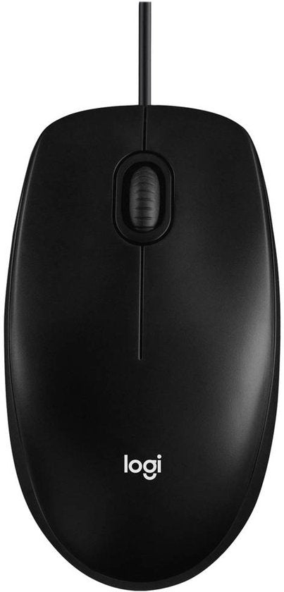 Logitech M100 muis - bedraad USB PC laptop - Grijs