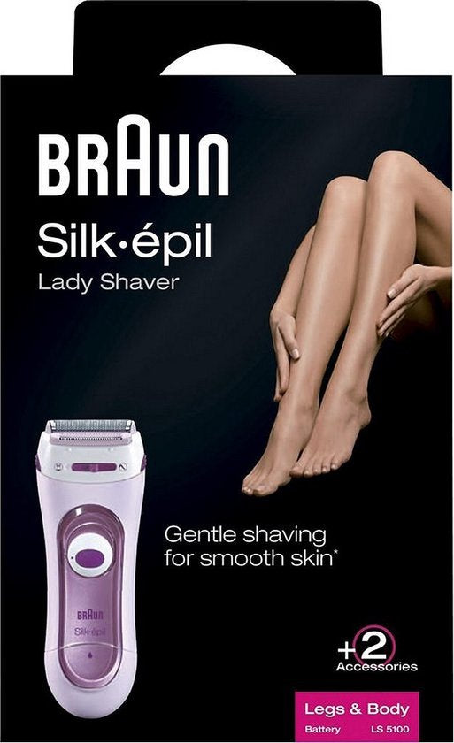 Braun Silk-épil shaver - electric with trimmer system cordless - Pink