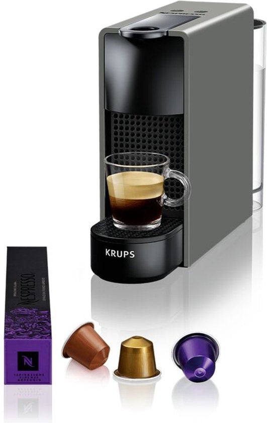 Krups Nespresso Essenza Mini Coffee Pod Machine - XN110B - Grey