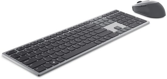 Dell KM7321W keyboard and mouse set - wireless - for PC and Mac - Titanium grey