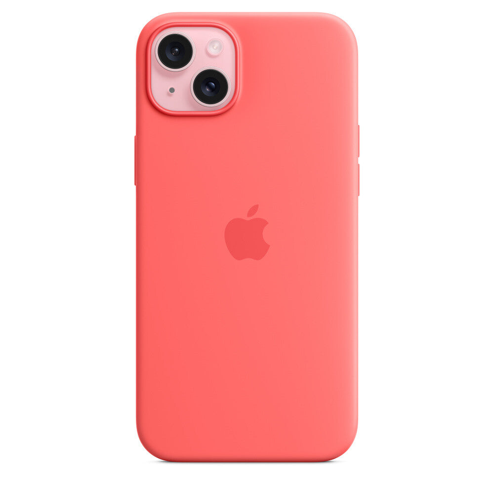 Apple iPhone 15 Plus Silicone Case met MagSafe - Guava