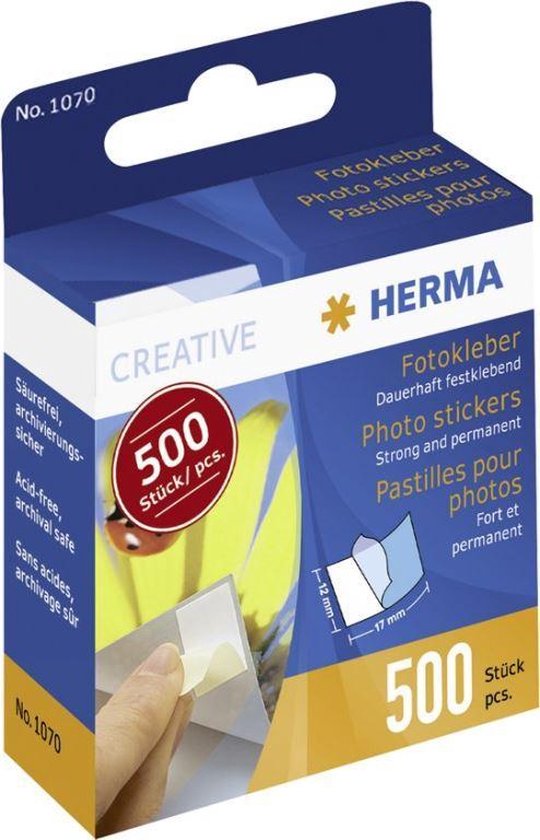 Herma fotostickers - kartonnen dispenser - 500 stuks