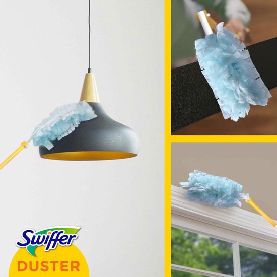 Swiffer Duster XXL starterkit - 1 vloerreiniger en 2 navullingen - tot 90 cm hoog
