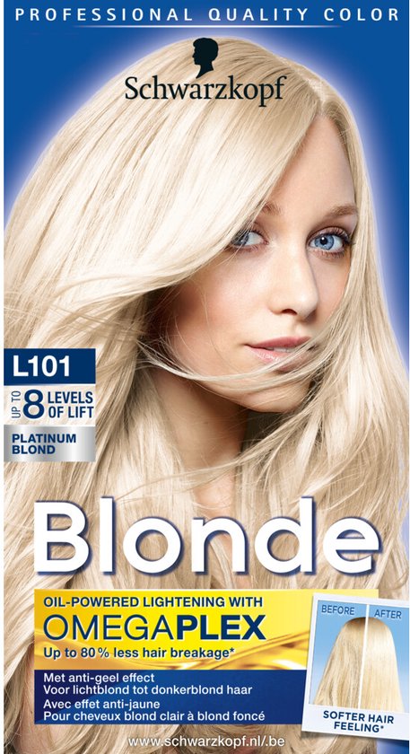 Schwarzkopf Blonde haarverf - Platinum Blond L101